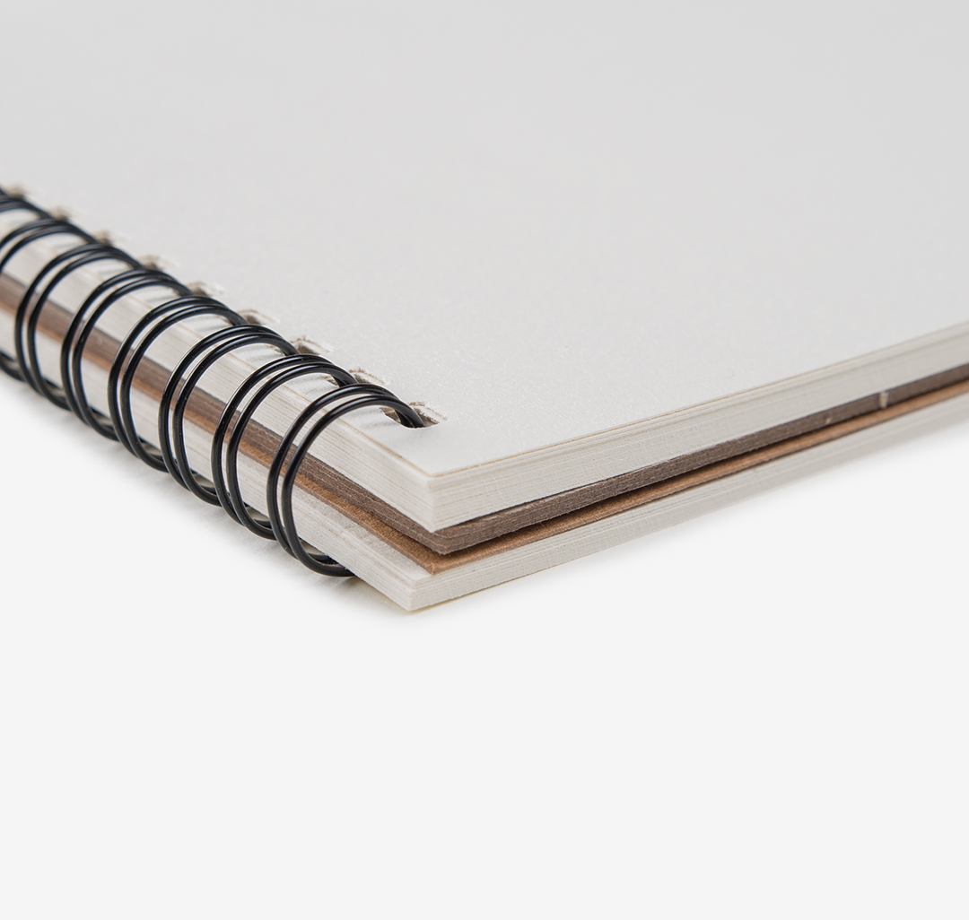 Блокнот Мармалато, цвет Бежевый-черный #3