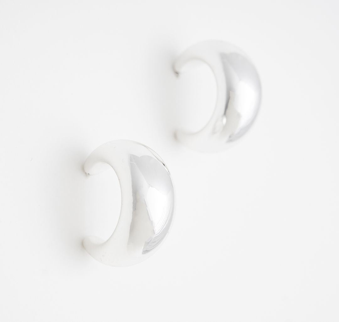 Серьги Мармалато, цвет Белое серебро #1