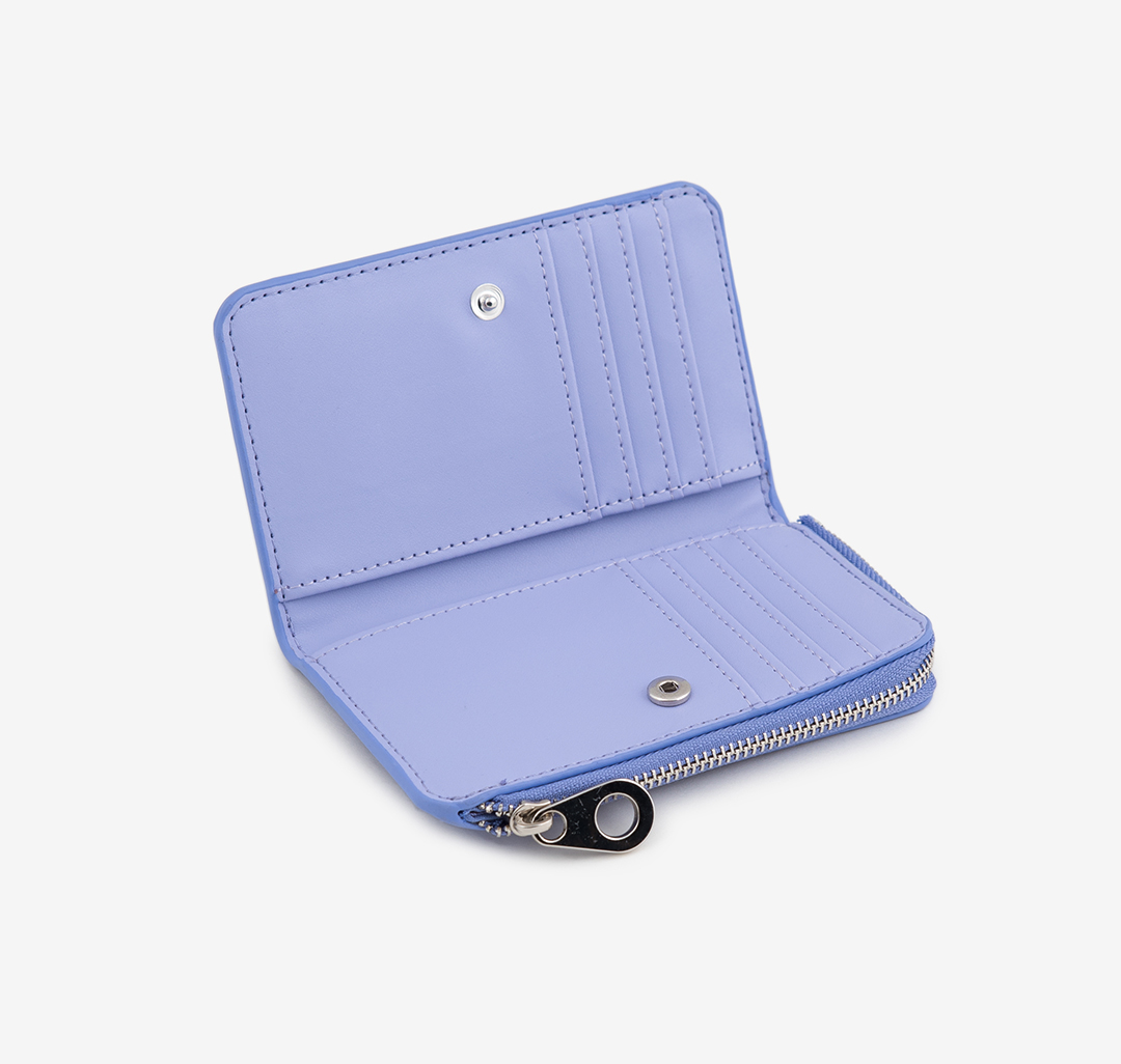 Портмоне Мармалато, цвет Лавандовый-серебро #2