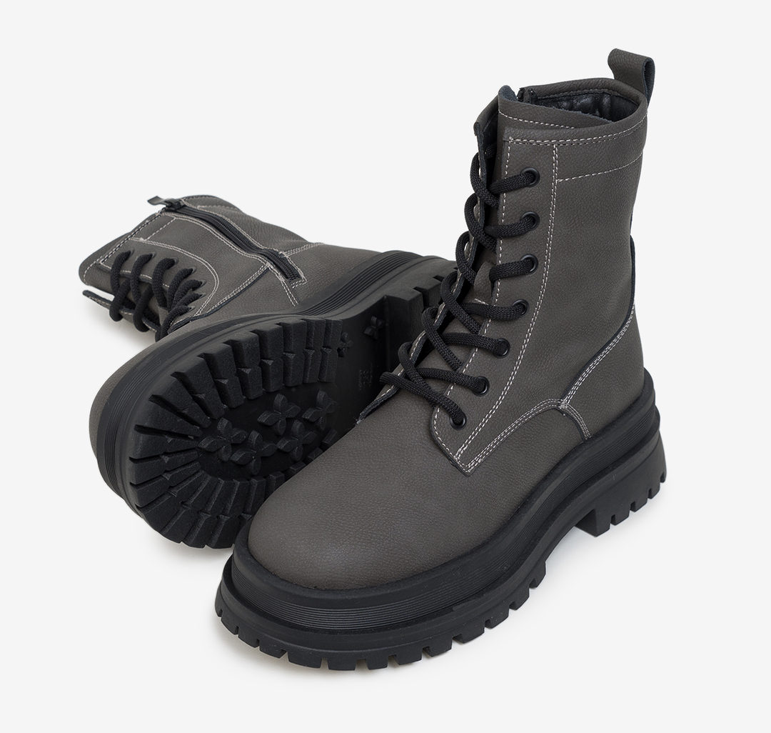 Ботинки Мармалато, цвет Серый-черный #4