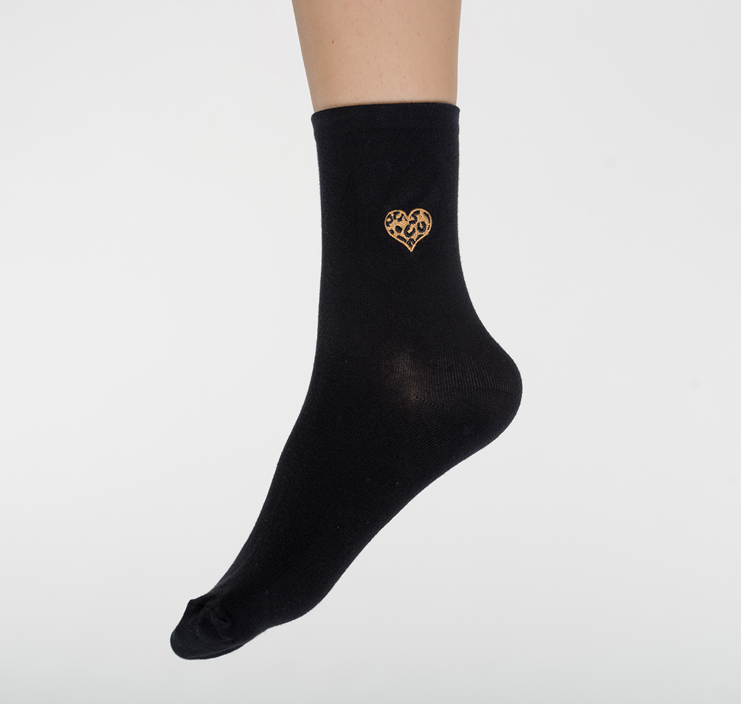 Носки (2 пары) Мармалато, цвет Черный-леопардовый #3