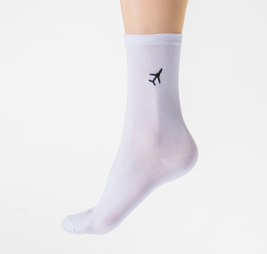 Носки (1 пара) Мармалато, цвет Белый-черный #2