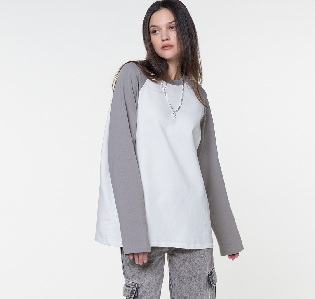 Лонгслив Мармалато, цвет Молочный-серый #1