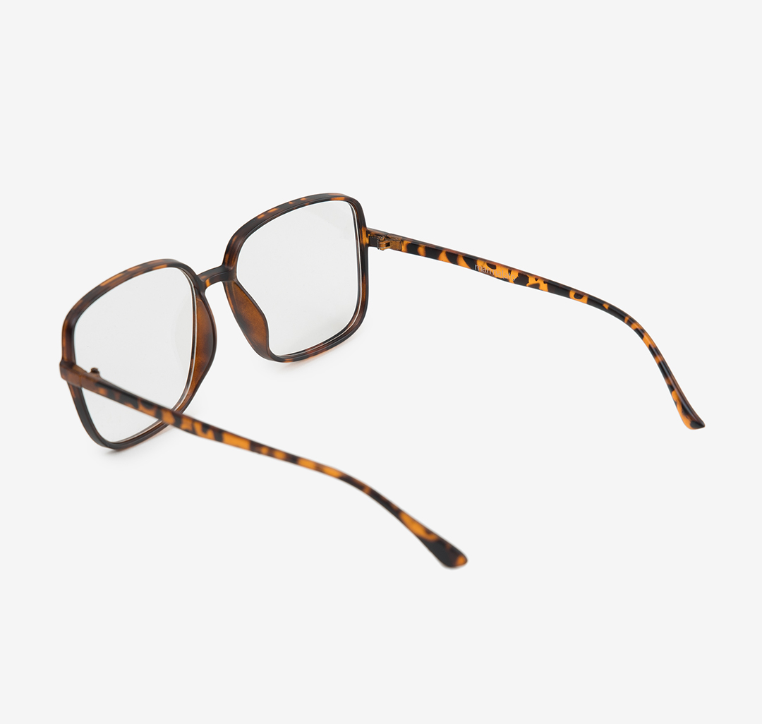 Очки с чехлом Мармалато, цвет Матовый черный-коричневый-прозрачный #4