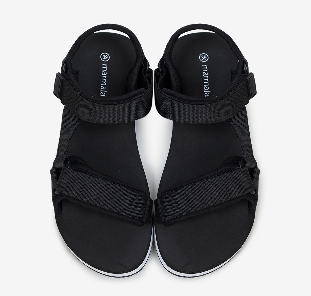 Босоножки Мармалато, цвет Черный-белый #5