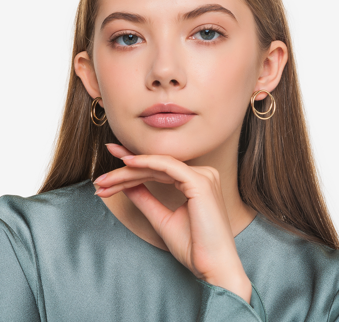 Серьги Мармалато, цвет Золото #2