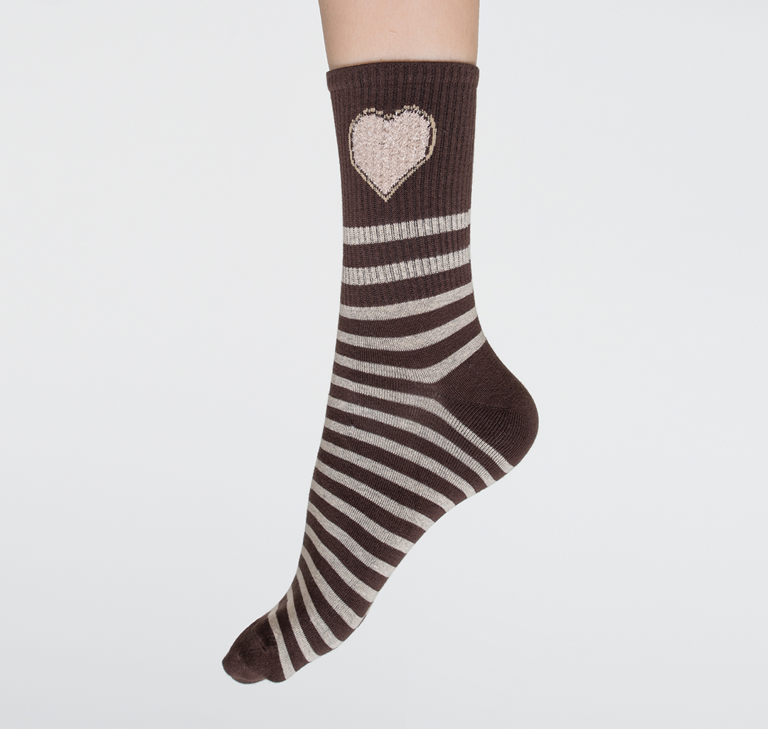 Носки (2 пары) Мармалато, цвет Коричневый-бежевый #2