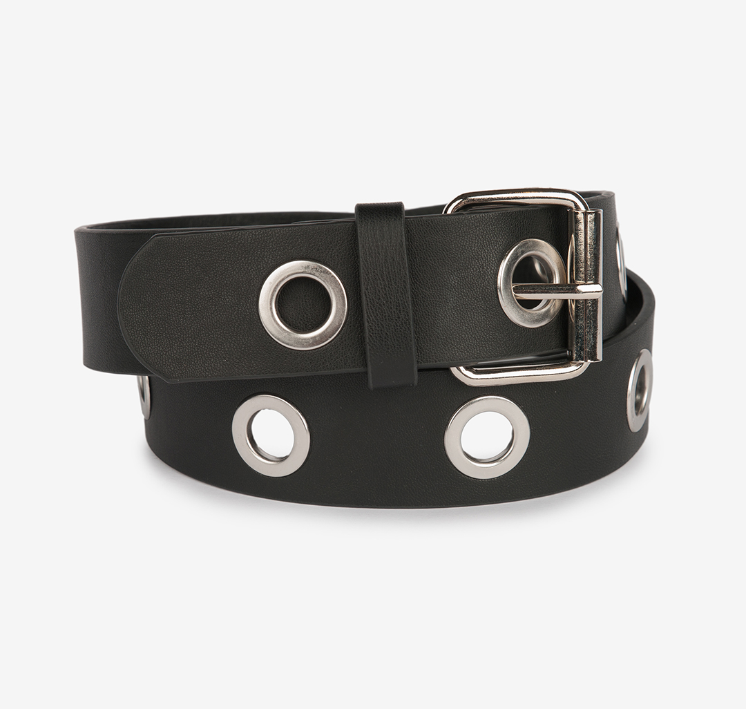 Ремень Мармалато, цвет Черный-серебро #1