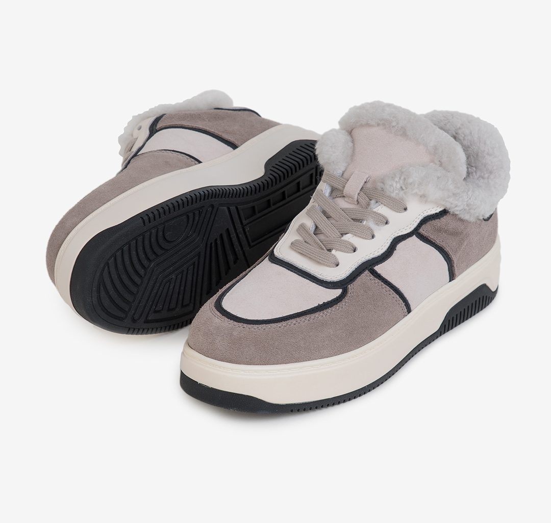 Кеды Мармалато, цвет Бежевый-черный #3