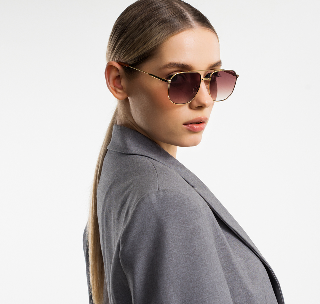 Очки Мармалато, цвет Коричневый-золото #1