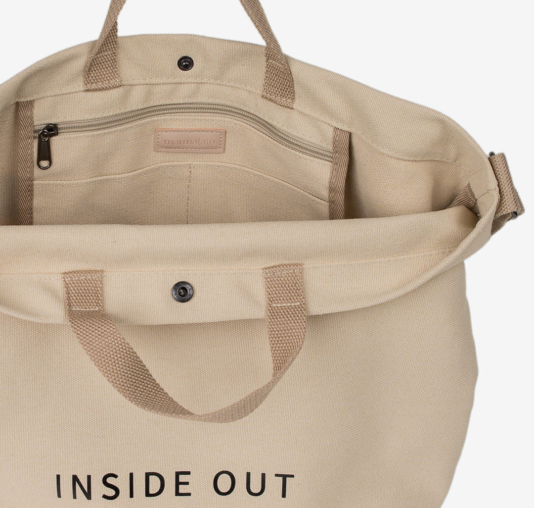 Сумка Мармалато, цвет Бежевый-черный #4