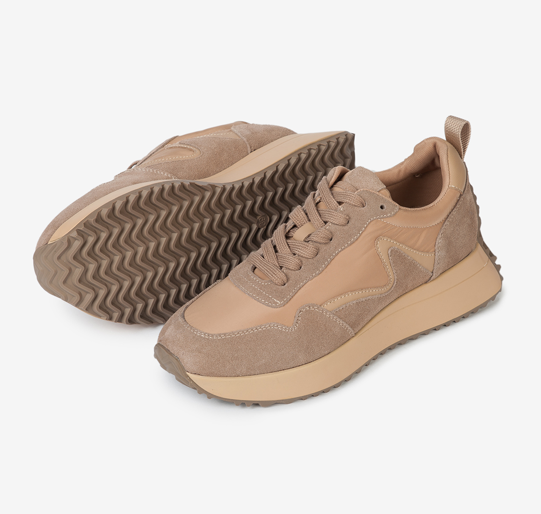 Кроссовки Мармалато, цвет Бежевый-темно-бежевый #4