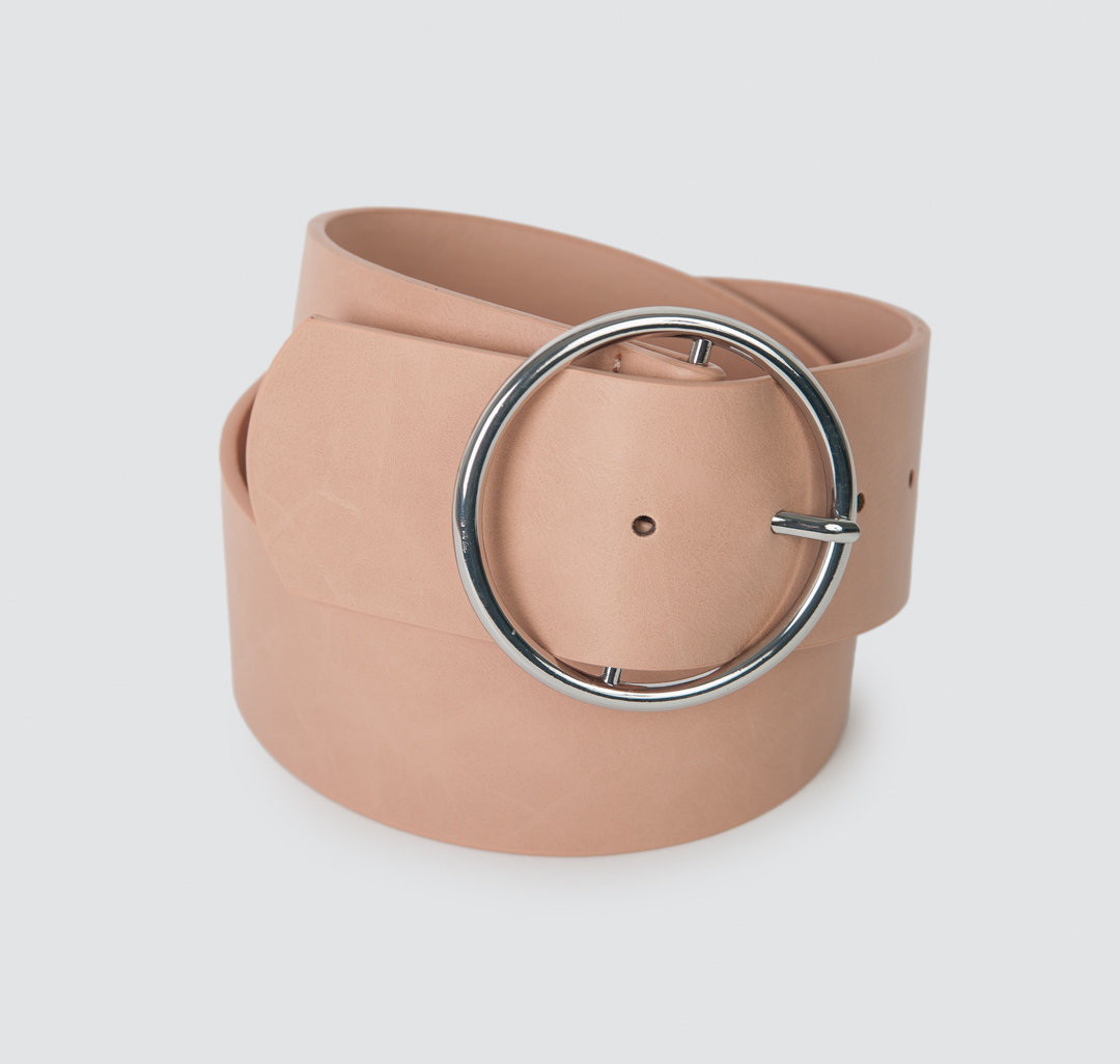 Ремень Мармалато, цвет Бежевый-серебро #1