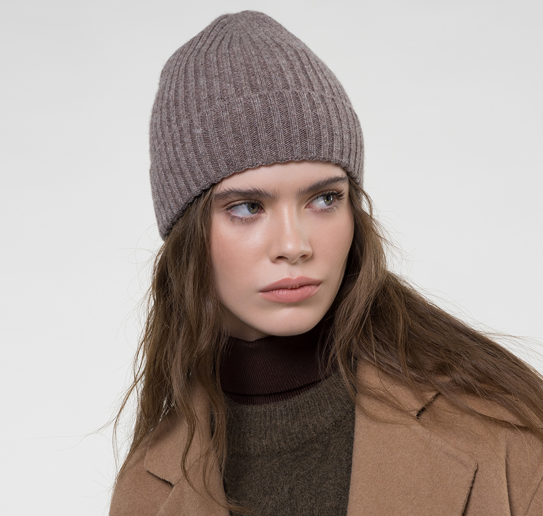 Шапка Мармалато, цвет Серо-коричневый #1