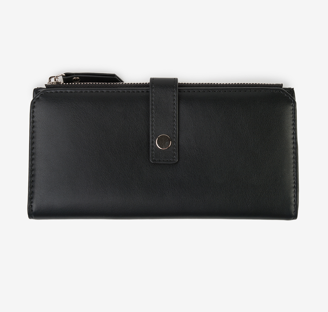 Портмоне Мармалато, цвет Черный-серебро #1