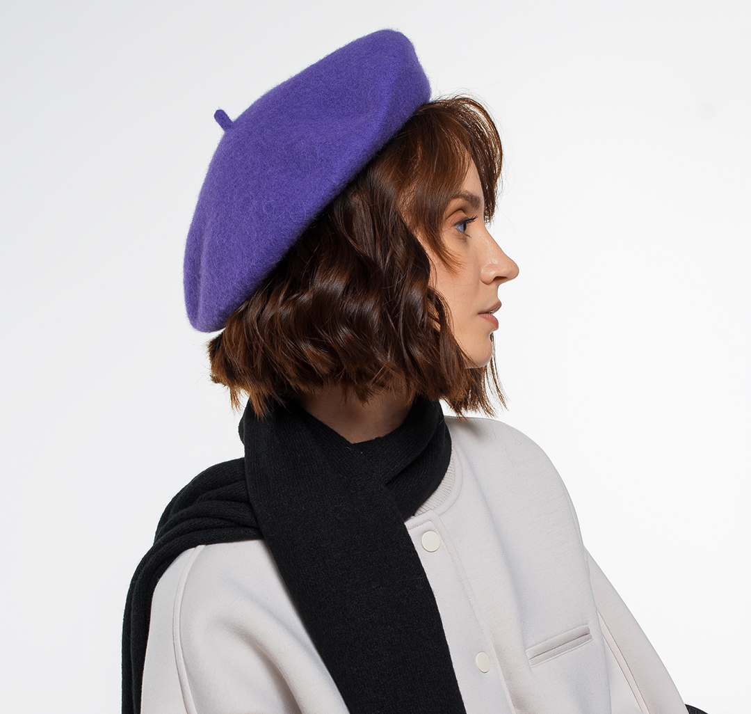 Берет Мармалато, цвет Фиолетовый #2