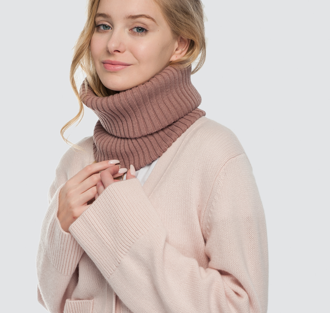 Снуд Мармалато, цвет Пыльно-розовый #1