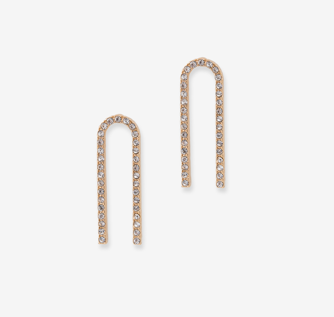 Серьги Мармалато, цвет Золото-прозрачный #1