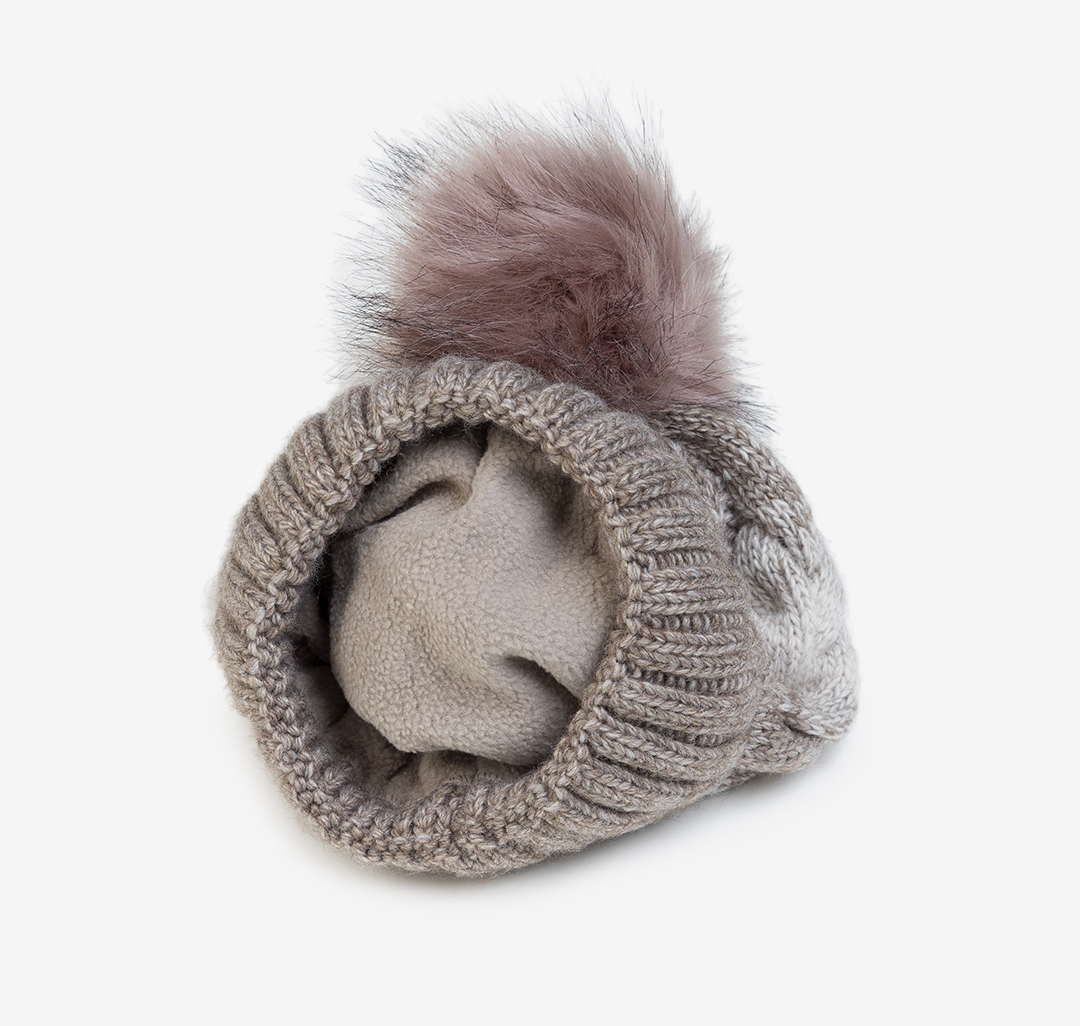 Шапка Мармалато, цвет Коричневый-бежевый-меланж #5