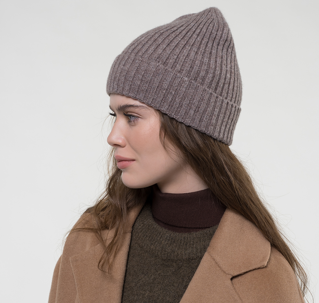 Шапка Мармалато, цвет Серо-коричневый #2