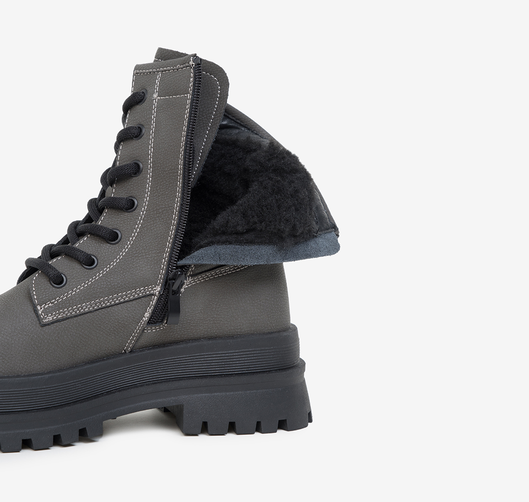Ботинки Мармалато, цвет Серый-черный #8