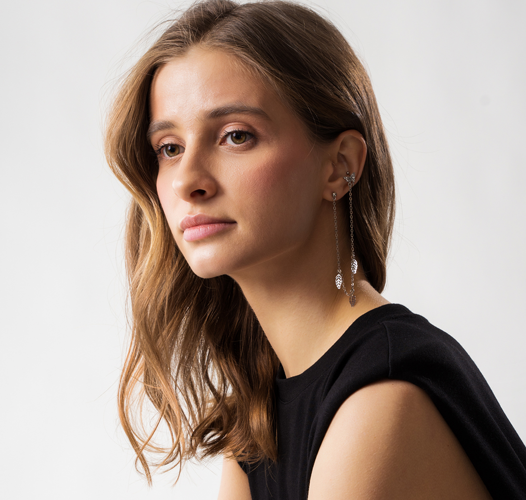 Кафф Мармалато, цвет Серебро-прозрачный #2