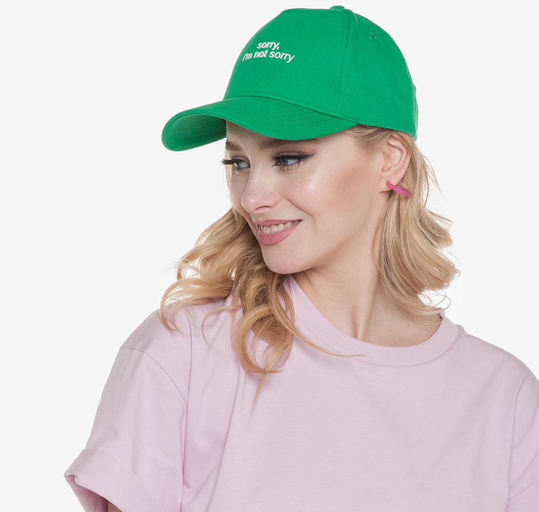 Бейсболка Мармалато, цвет Зеленый-белый #4