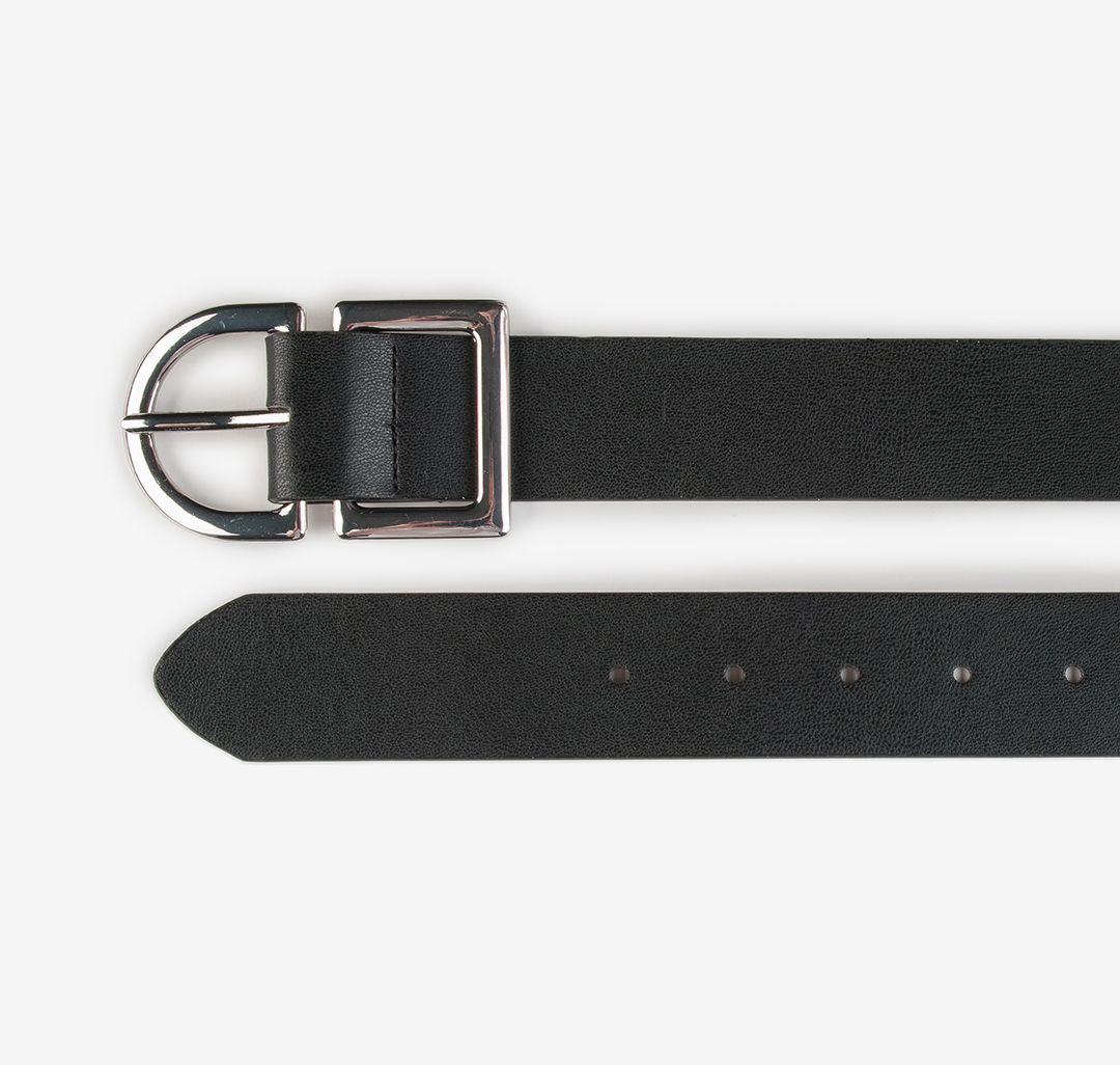 Ремень Мармалато, цвет Черный-серебро #2