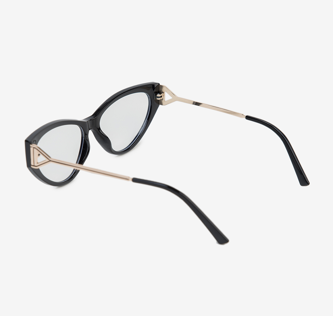 Очки с чехлом Мармалато, цвет Прозрачный-черный-золото #5