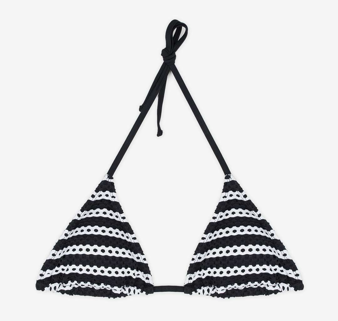 Купальный топ Мармалато, цвет Белый-черный #4