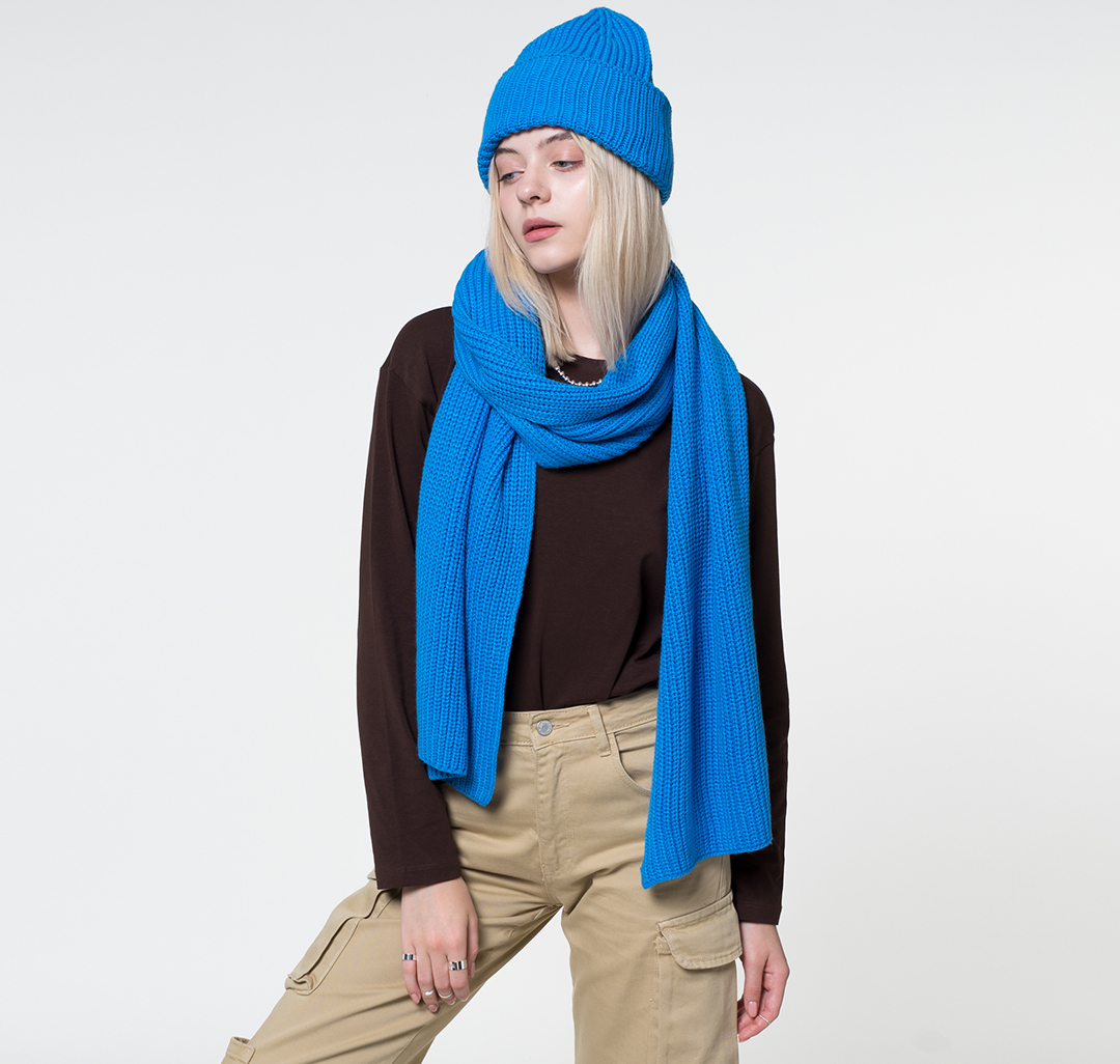 Шарф Мармалато, цвет Голубой #1