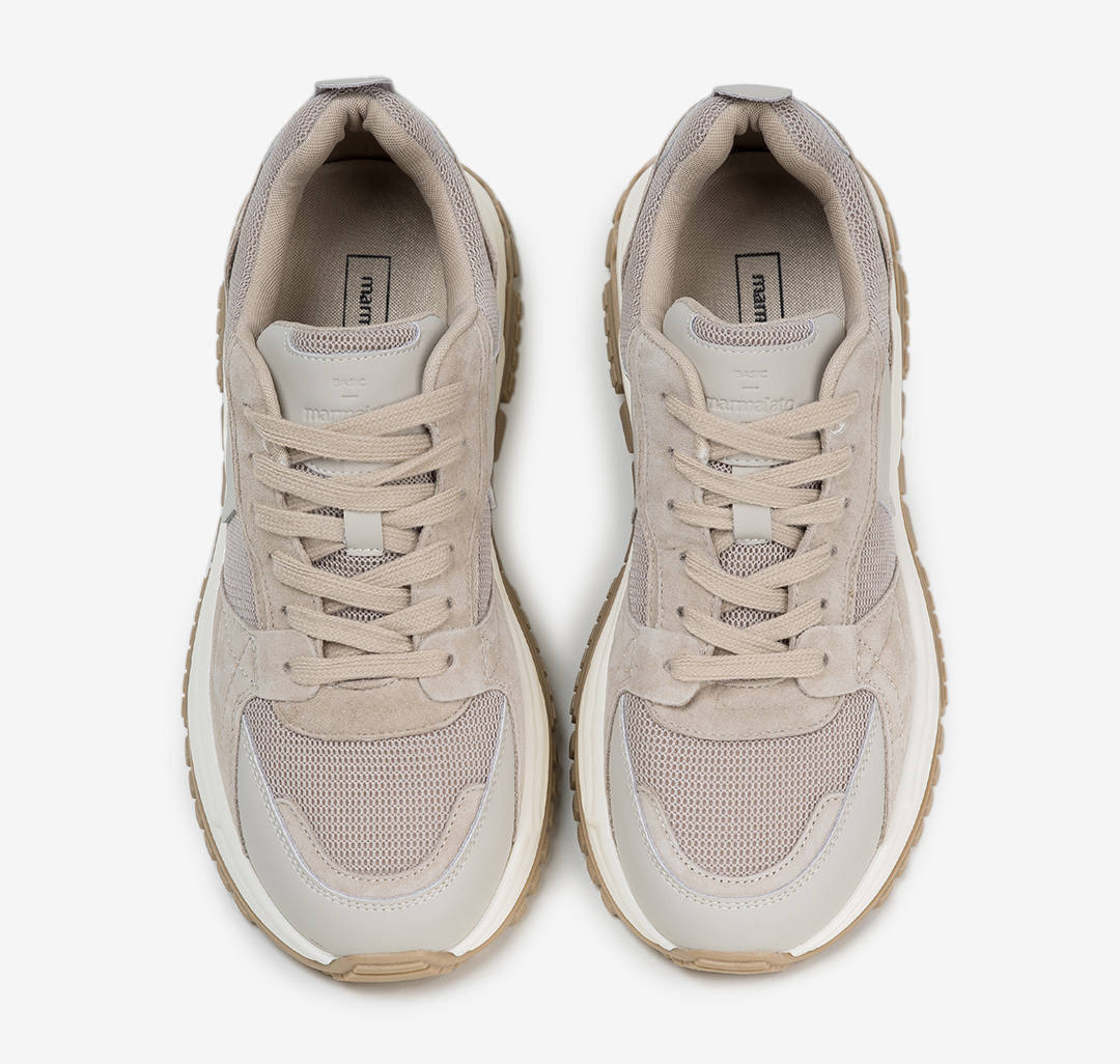 Кроссовки Мармалато, цвет Бежевый-молочный #4