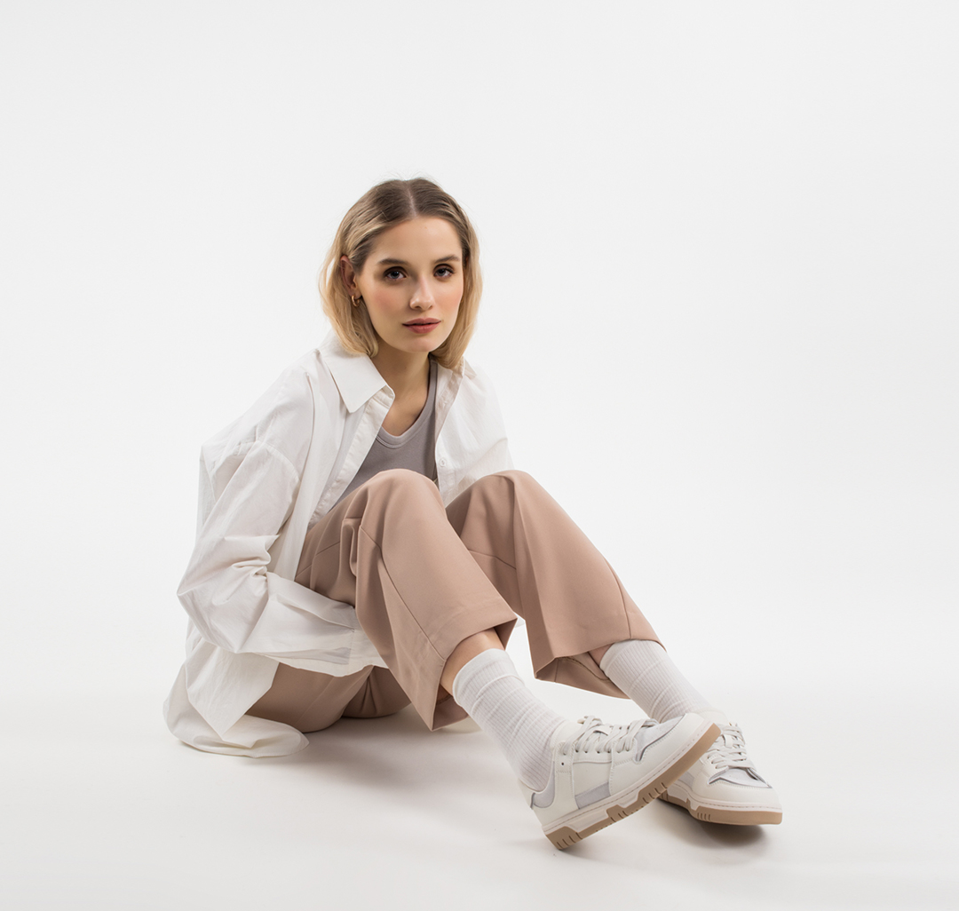 Кеды Мармалато, цвет Молочный-серый #7