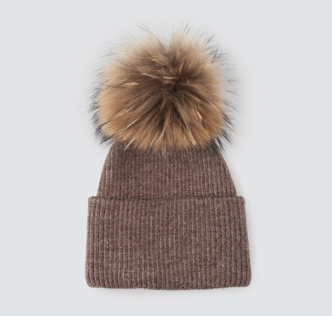 Шапка Мармалато, цвет Коричневый меланж #4