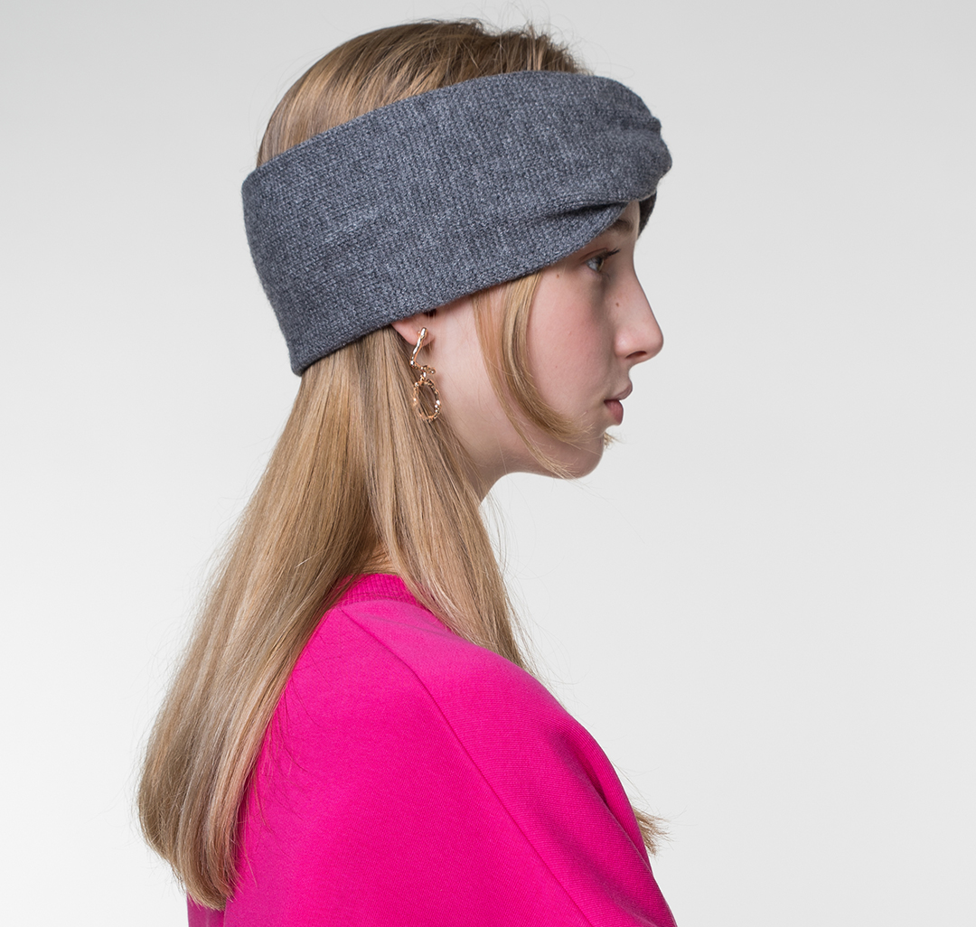 Повязка на голову Мармалато, цвет Серый #2