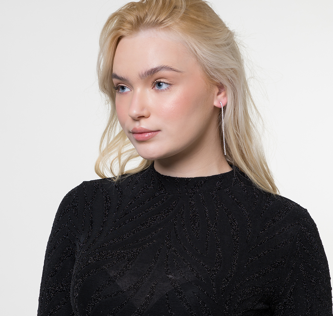 Серьги Мармалато, цвет Серебро-прозрачный #3