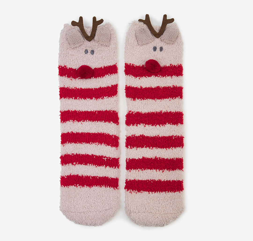 Носки (1 пара) Мармалато, цвет Бежевый-красный-коричневый #1