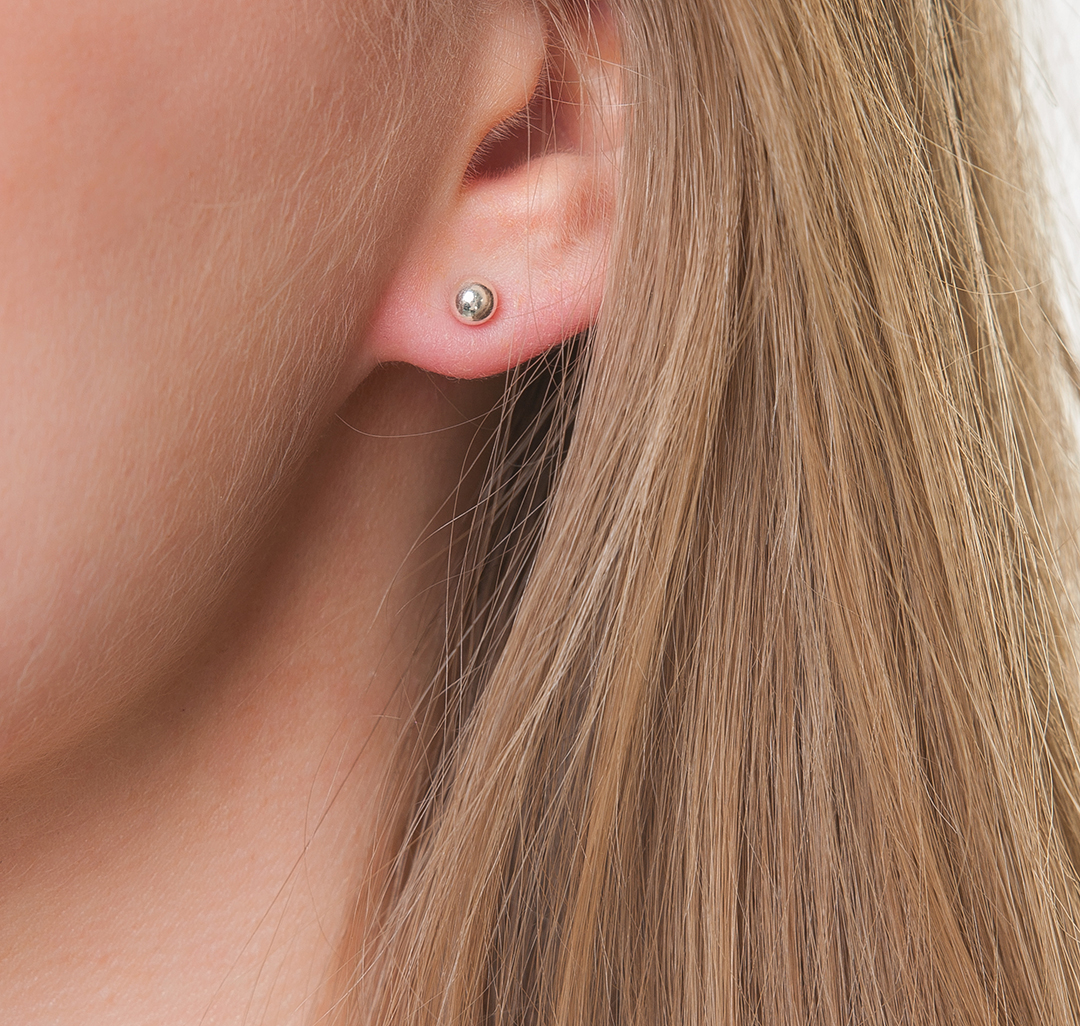 Набор серег (3 пары) Мармалато, цвет Белое серебро-прозрачный #4