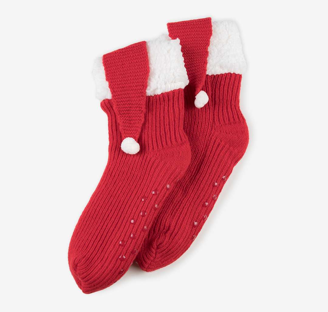 Носки (1 пара) Мармалато, цвет Красный-белый #1