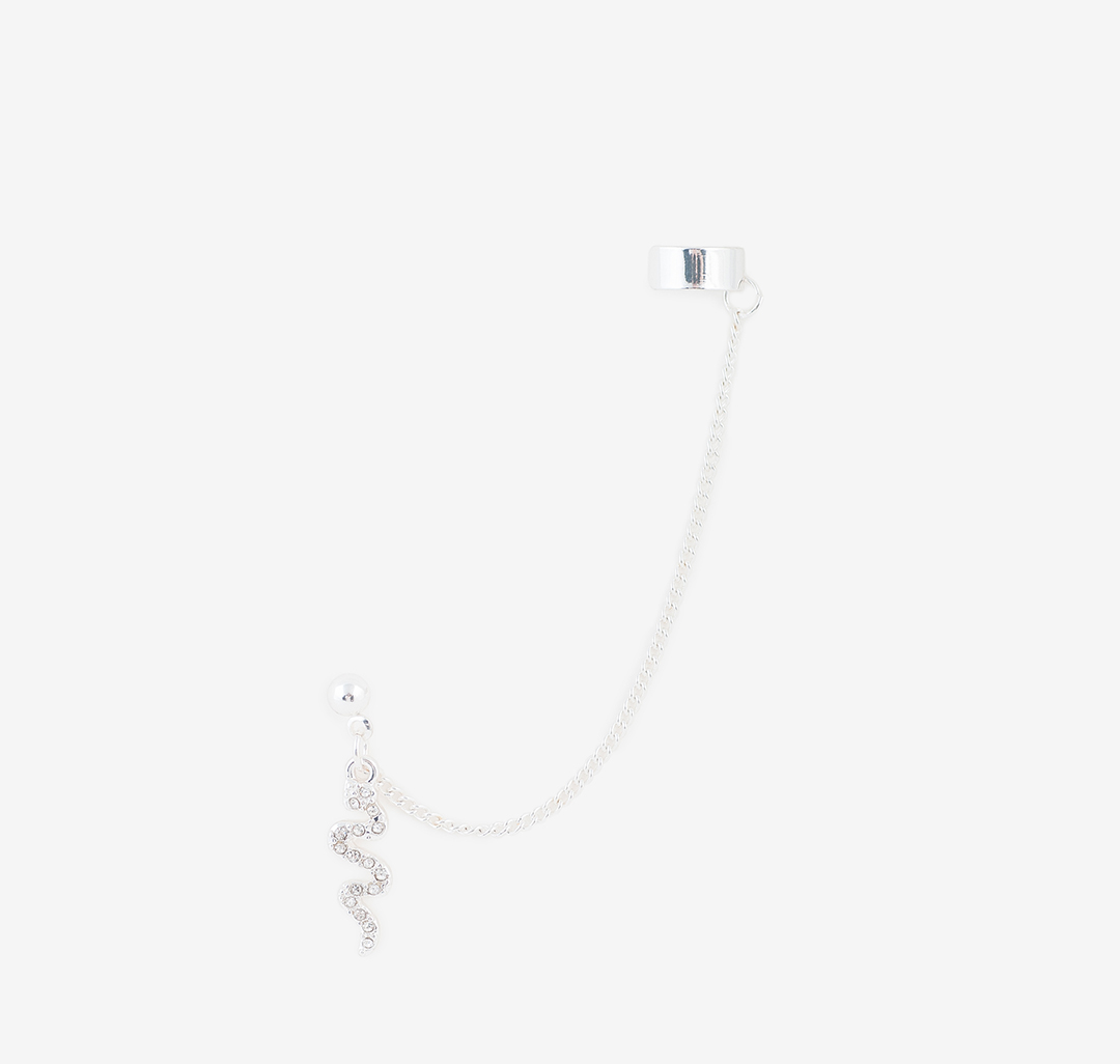 Кафф Мармалато, цвет Белое серебро-прозрачный #1