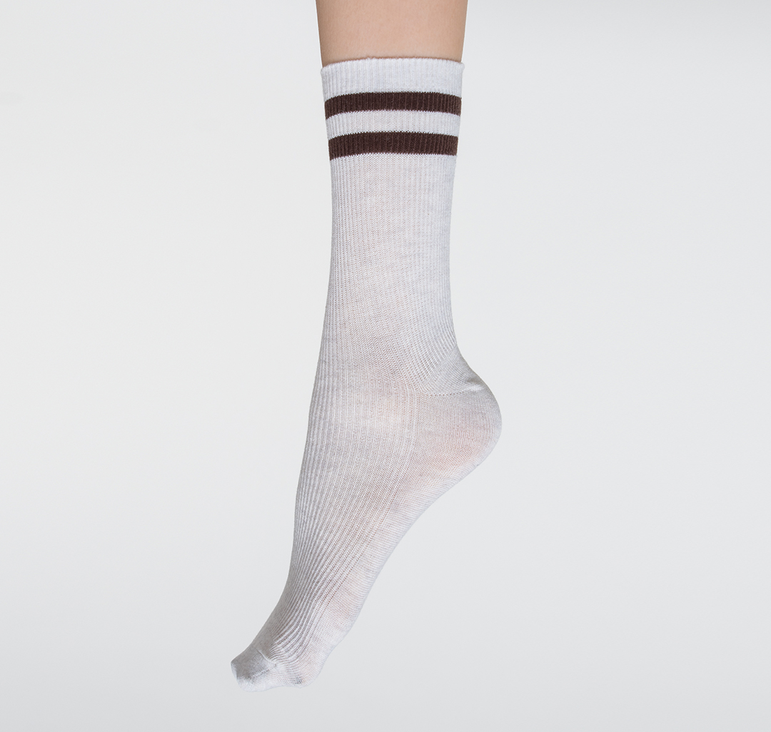 Носки (1 пара) Мармалато, цвет Молочный-коричневый #2