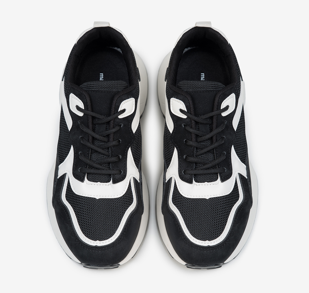 Кроссовки Мармалато, цвет Черный-молочный #4