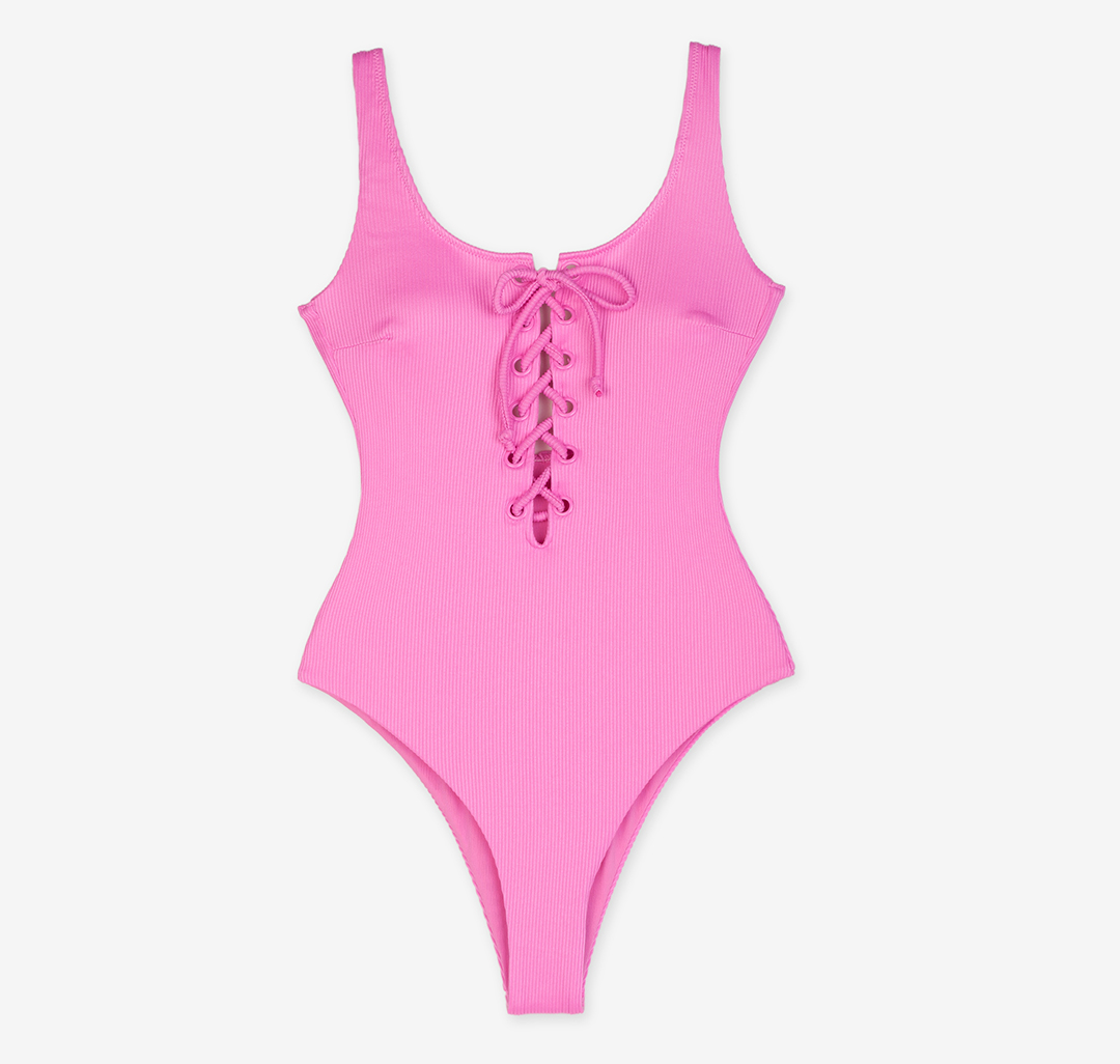 Купальник сплошной Мармалато, цвет Неоновый розовый #4