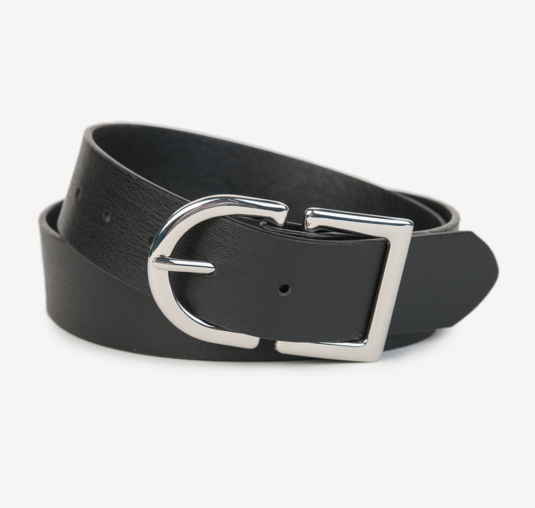 Ремень Мармалато, цвет Черный-серебро #1