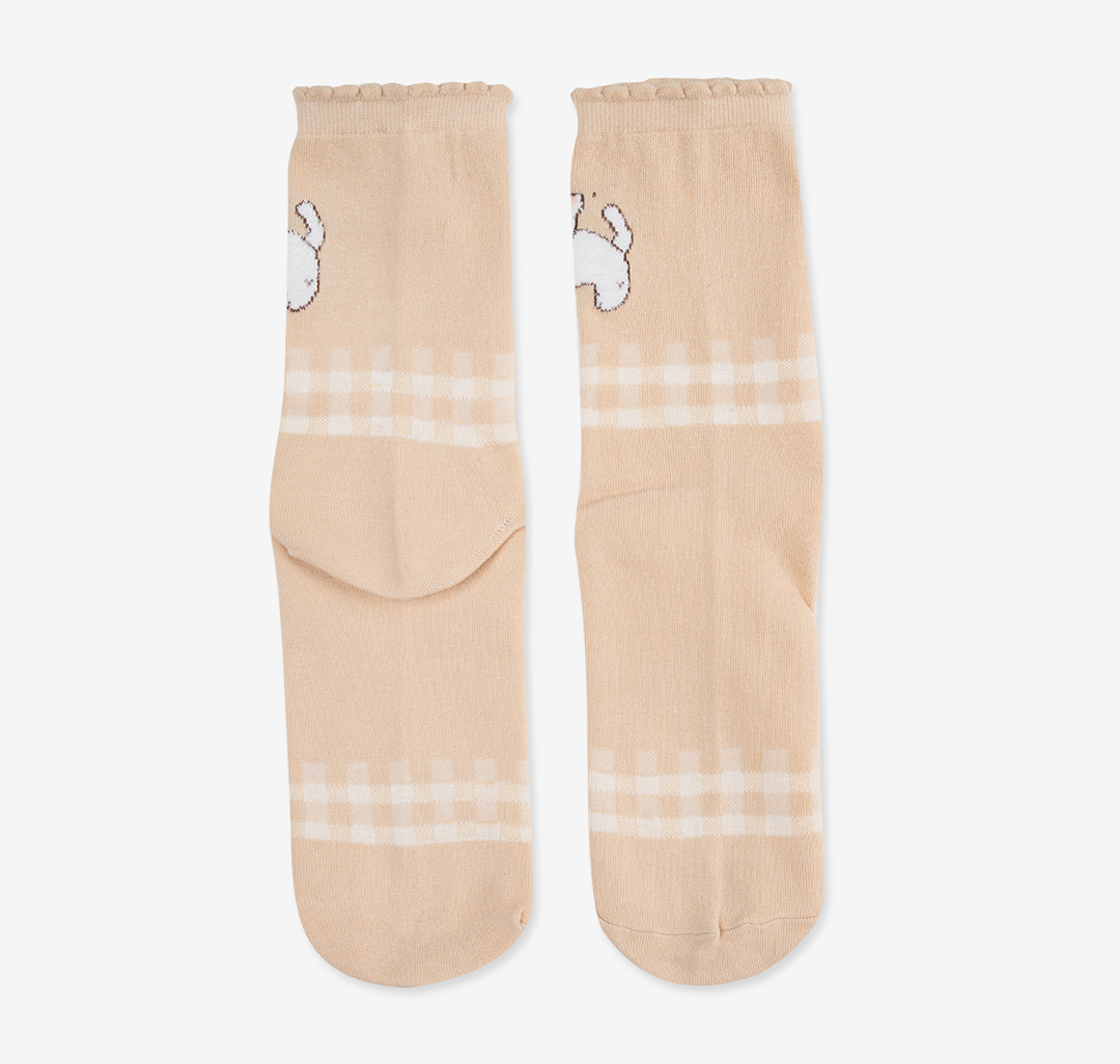 Носки (1 пара) Мармалато, цвет Бежевый-молочный-коричневый #4