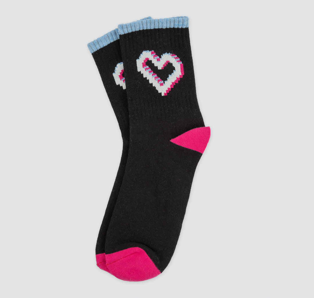 Носки Мармалато, цвет Черный-розовый-мультиколор #1