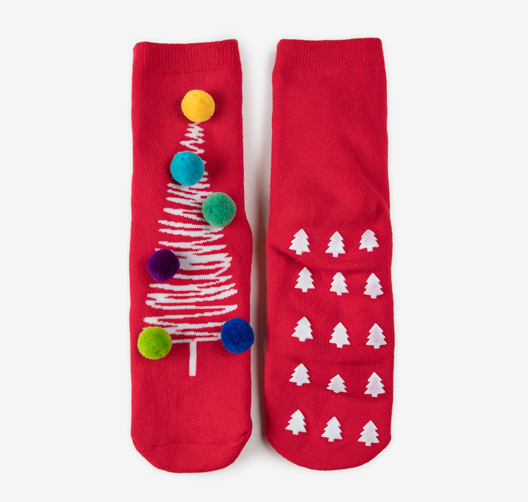 Носки (1 пара) Мармалато, цвет Красный-белый-мультиколор #1