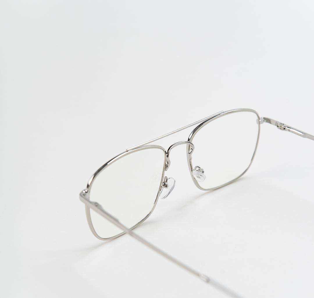 Очки с чехлом Мармалато, цвет Серебро-прозрачный #6