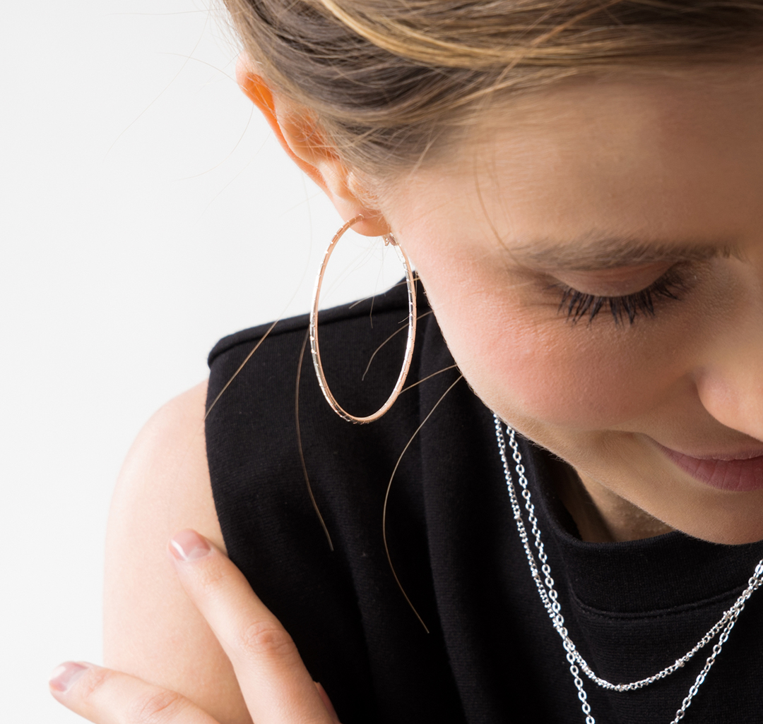 Набор серег (4 пары) Мармалато, цвет Белое серебро #3