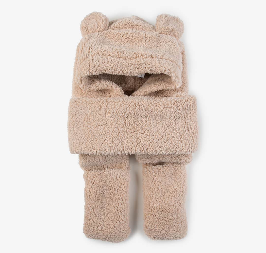 Шапка-ушанка Мармалато, цвет Бежевый #2